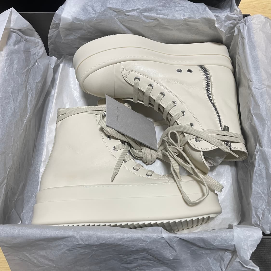 [40] 릭오웬스 라몬즈 메가범퍼 밀크 25FW 상품이미지4