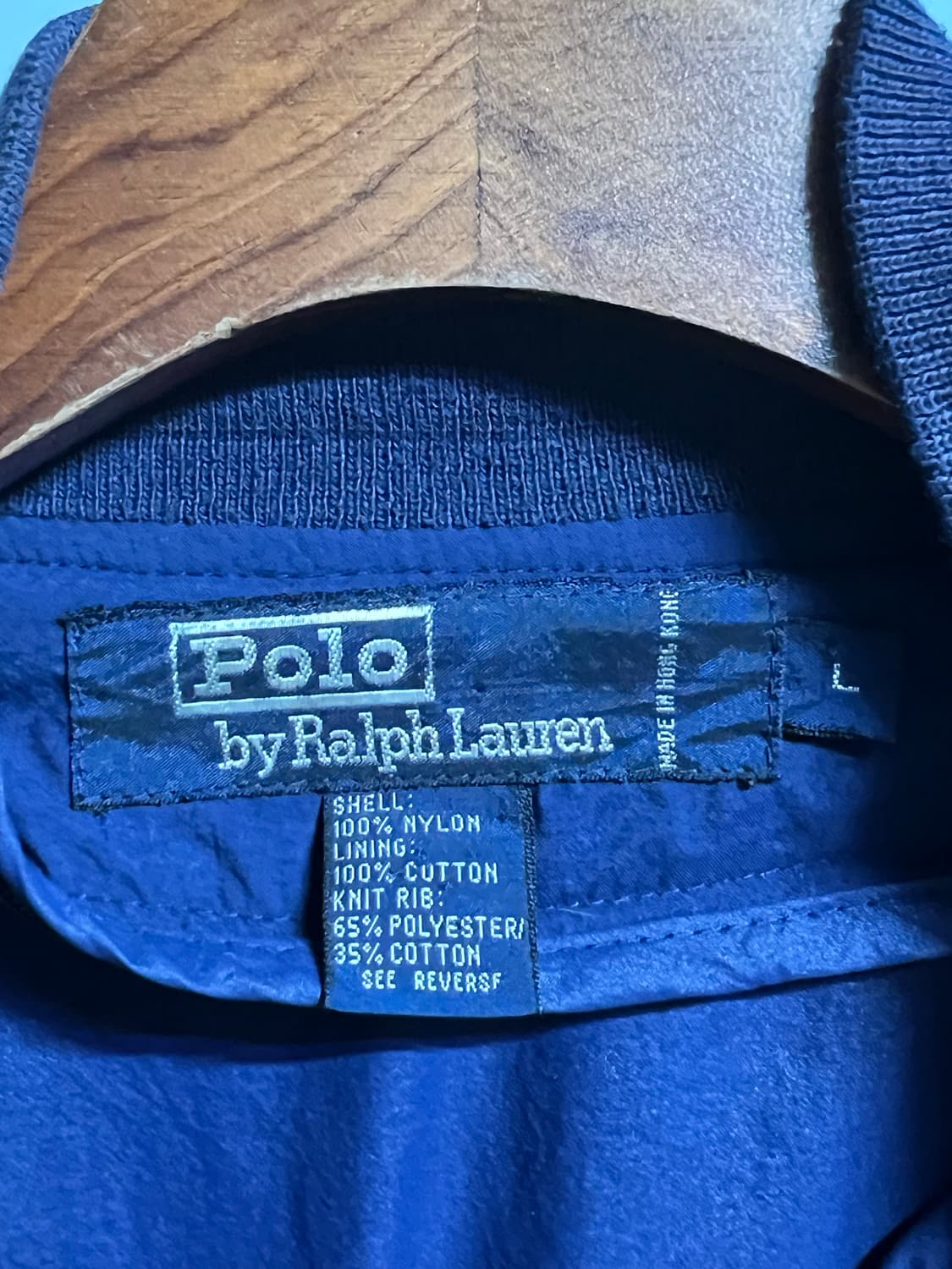 빈티지 폴로 랄프로렌 네이비 블루종 자켓 상품이미지5