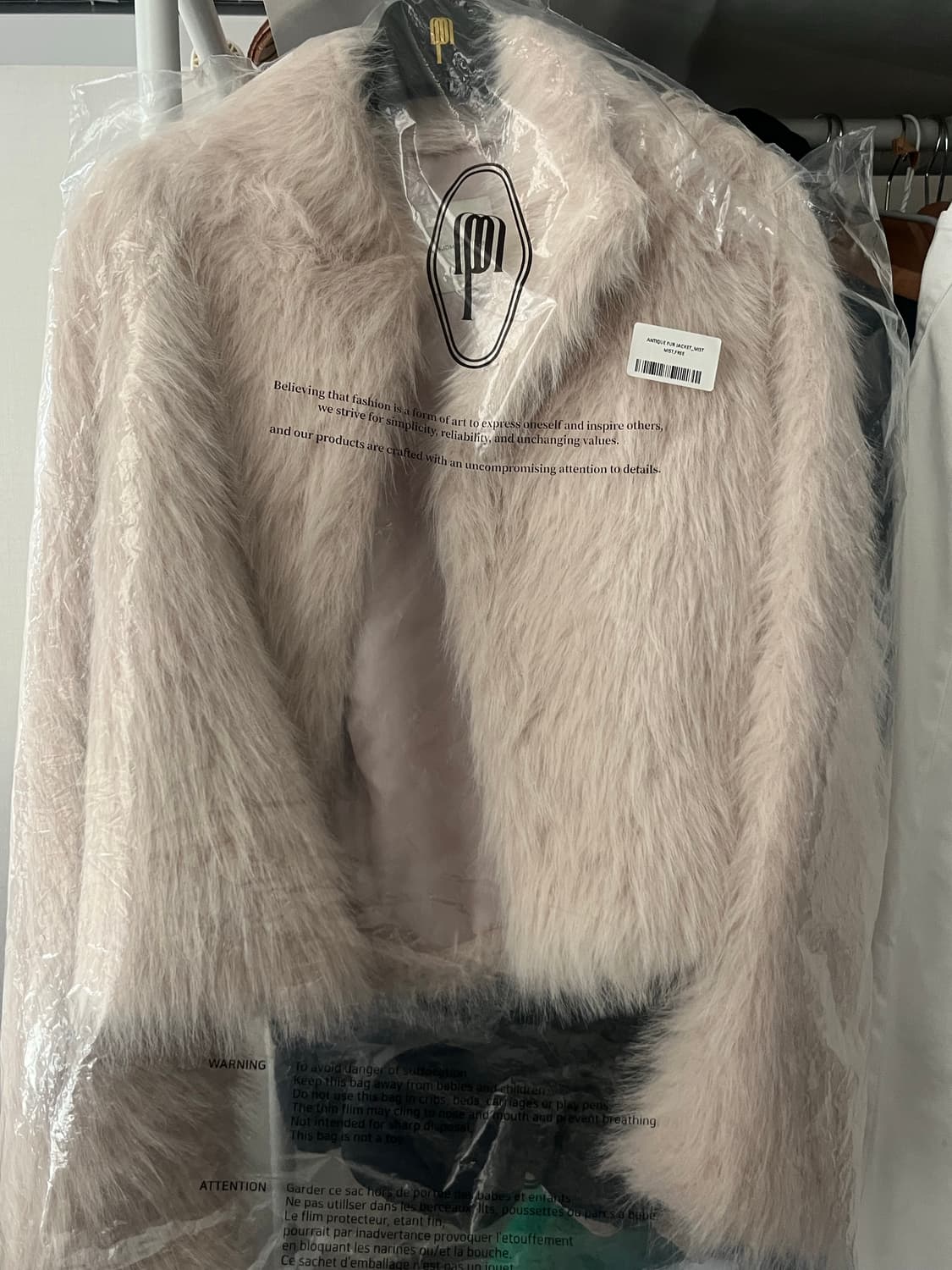 망고매니플리즈 퍼자켓 상품이미지1