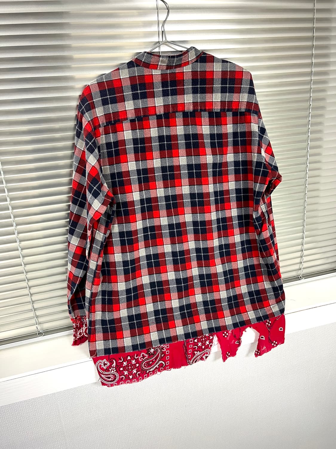 OLDPARK-PAISLEY PULLOVER SHIRT (RED)  상품이미지5