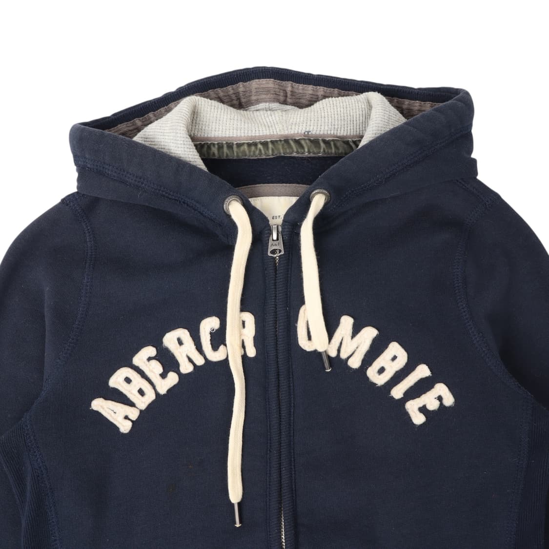 아베크롬비 네이비 아치로고 후드집업 상품이미지2