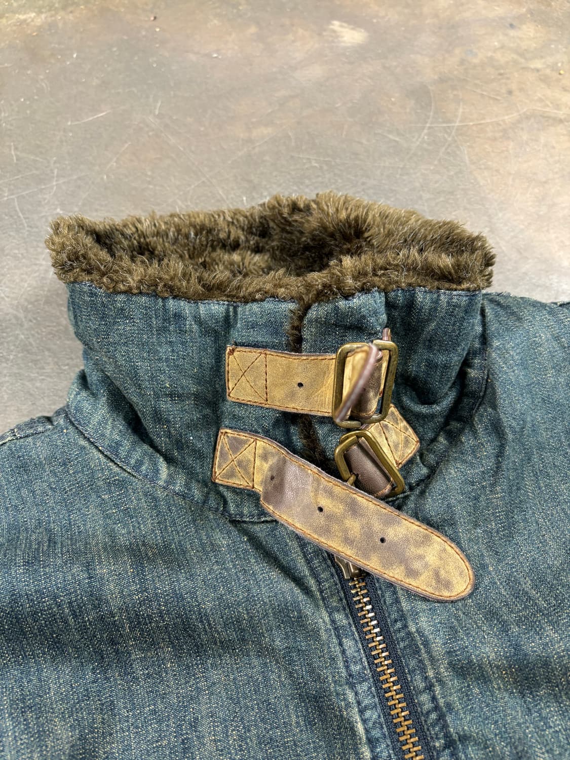 스미스 아메리칸 데님 무스탕 자켓 상품이미지2