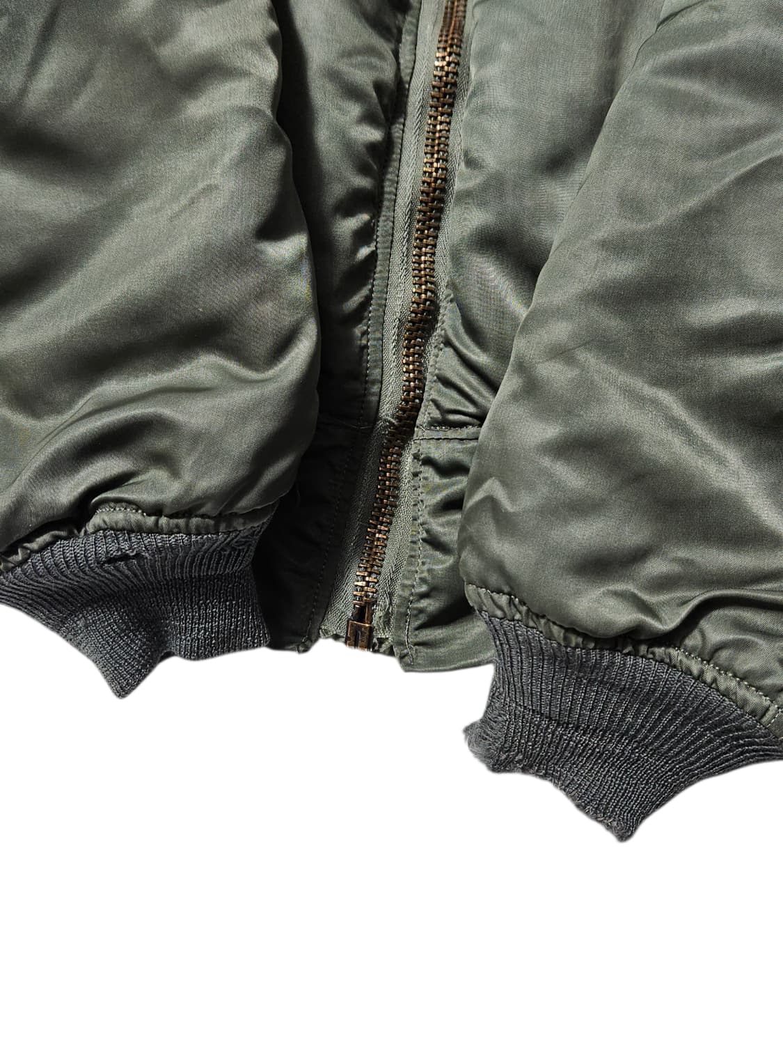 1970's 오리지널 MA-1 플라이트 자켓 그린브리어 L 상품이미지3