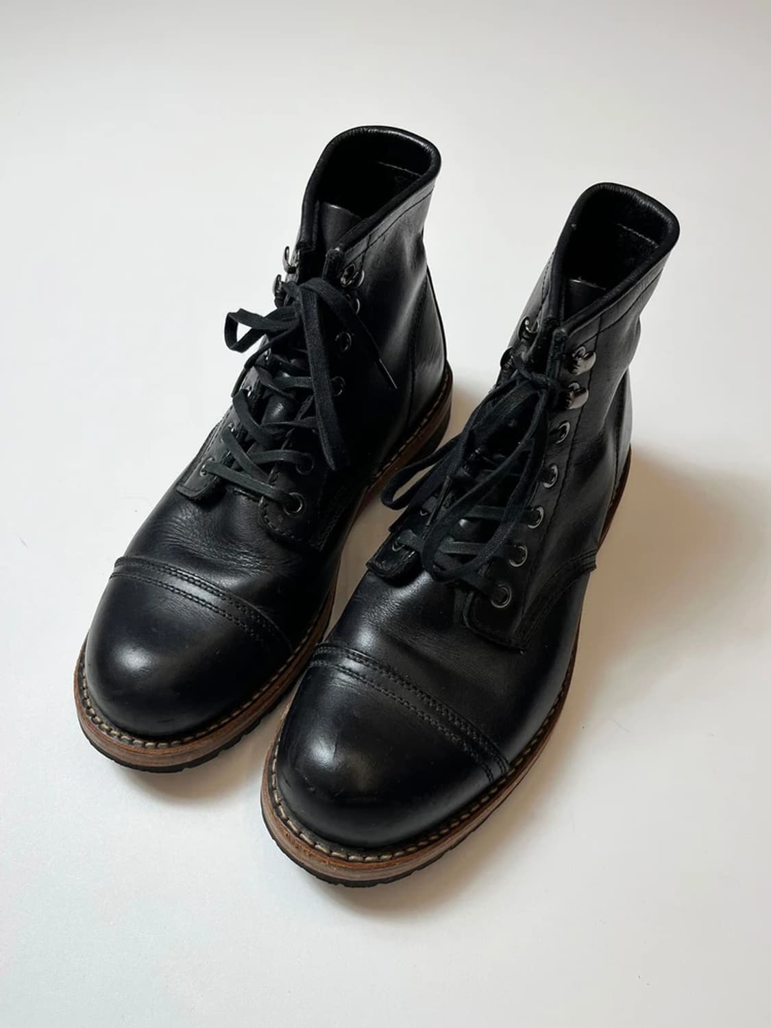 호킨스 아이언레인저 블랙 레더 워커 부츠 Q1399 상품이미지3