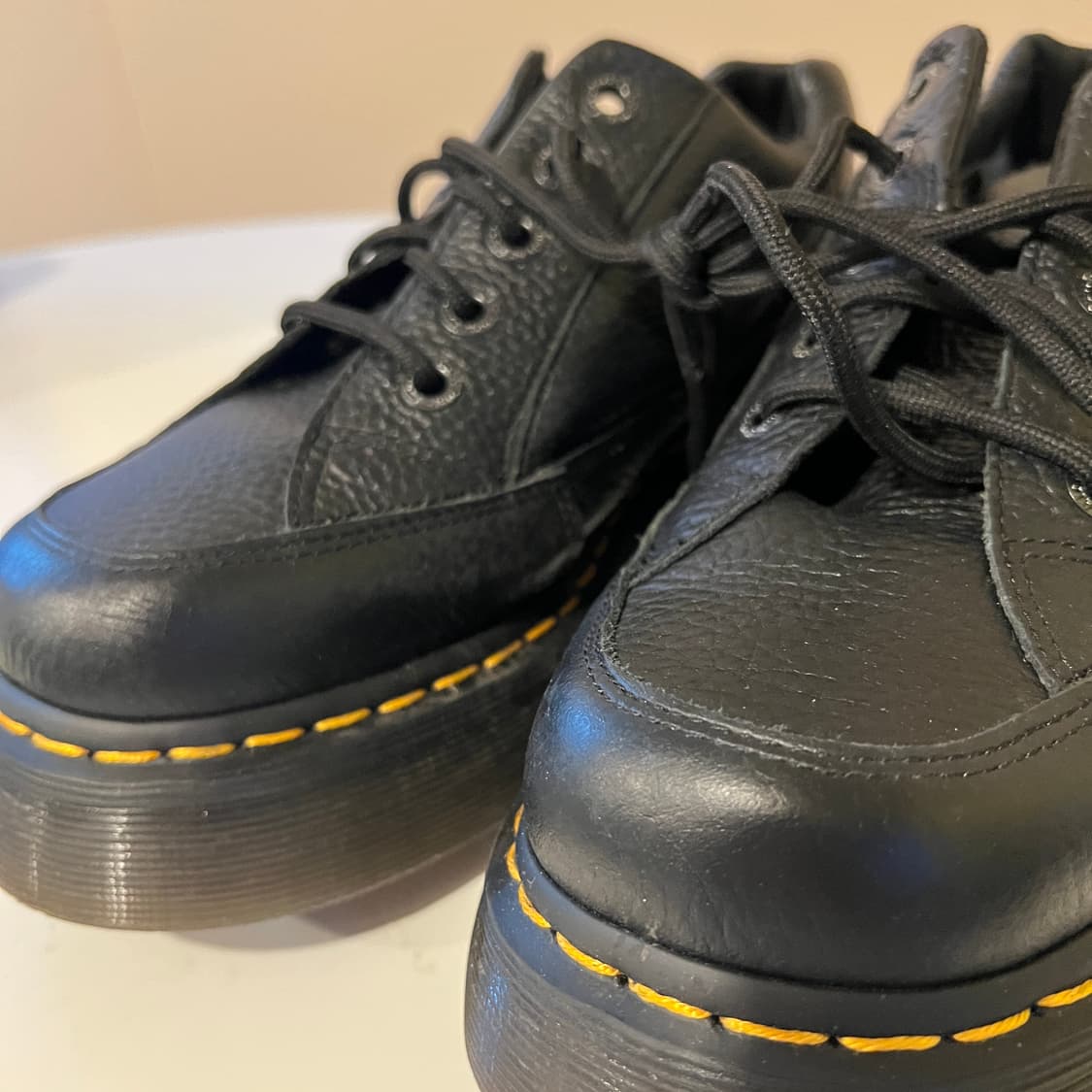 닥터마틴 버즈-5 아이 블랙 밀드 나파 레더 슈즈 상품이미지6