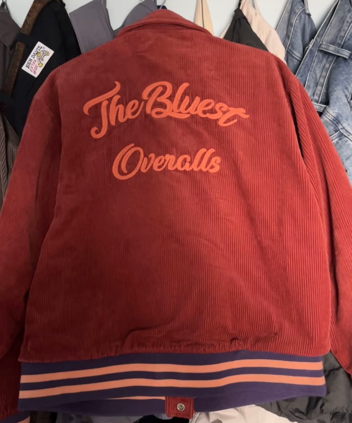 Vintage 메이드 인 재팬 코듀로이 바시티 자켓 상품이미지2