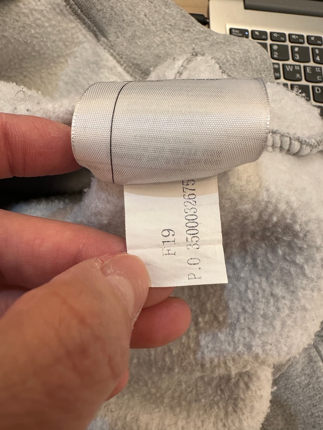 M) 칼하트 오리지널 핏 그레이 기모 후드티 상품이미지6