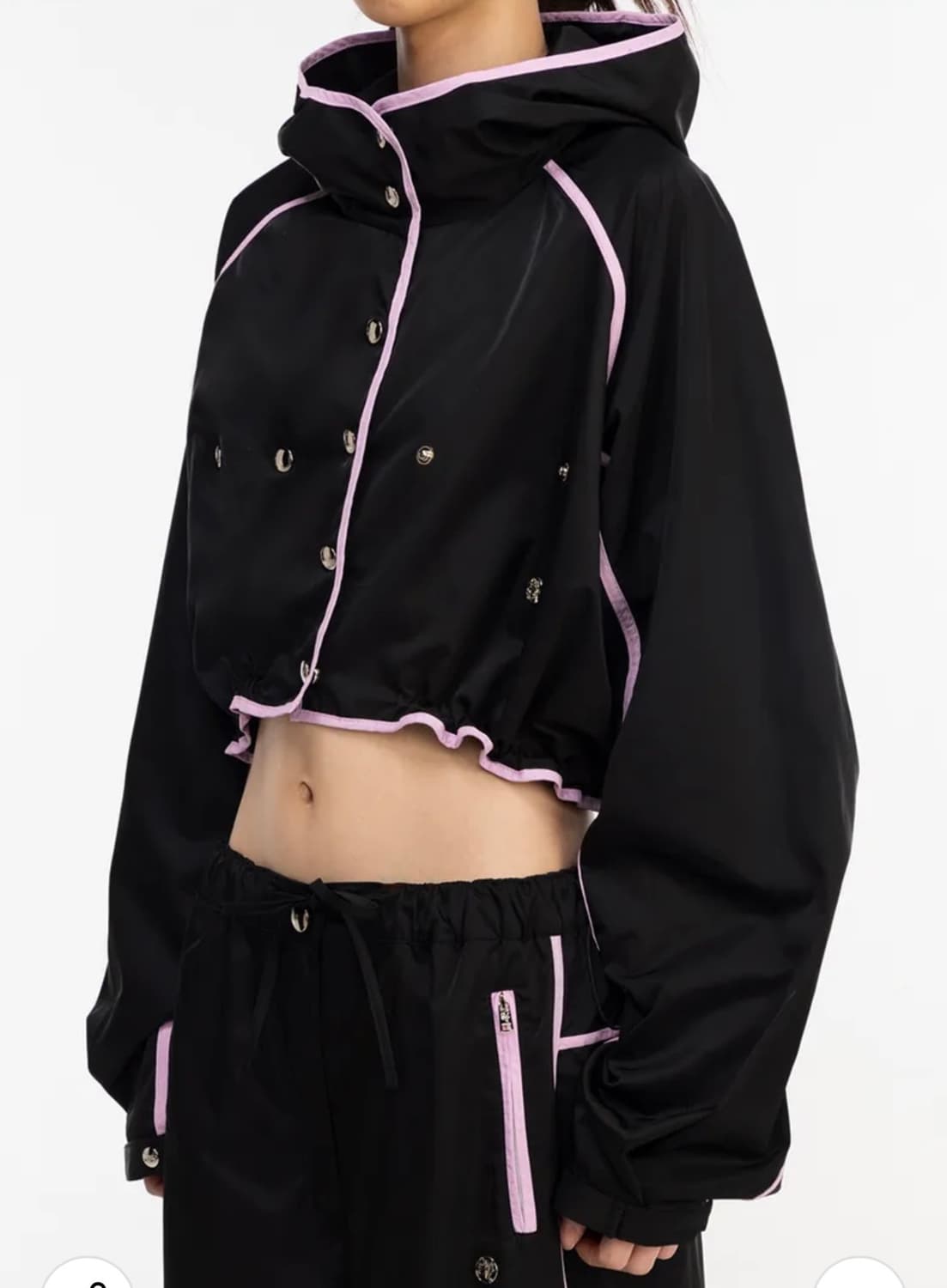 김미더영 G BIAS LINE JUMPER / BLACK 상품이미지1