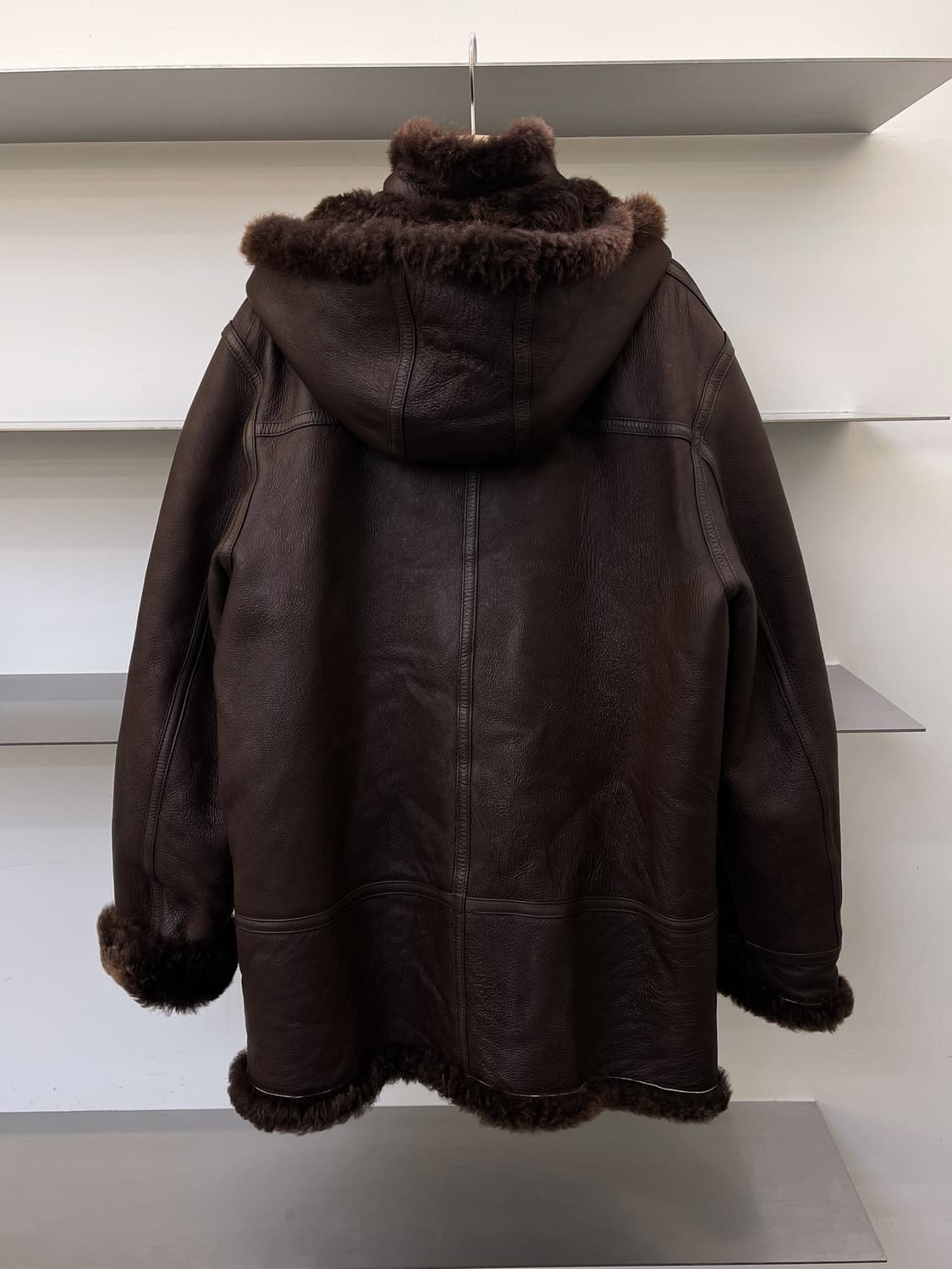 U.S Army U.S.A.F 타입 B-7 플라이트 램스킨 파카 상품이미지4