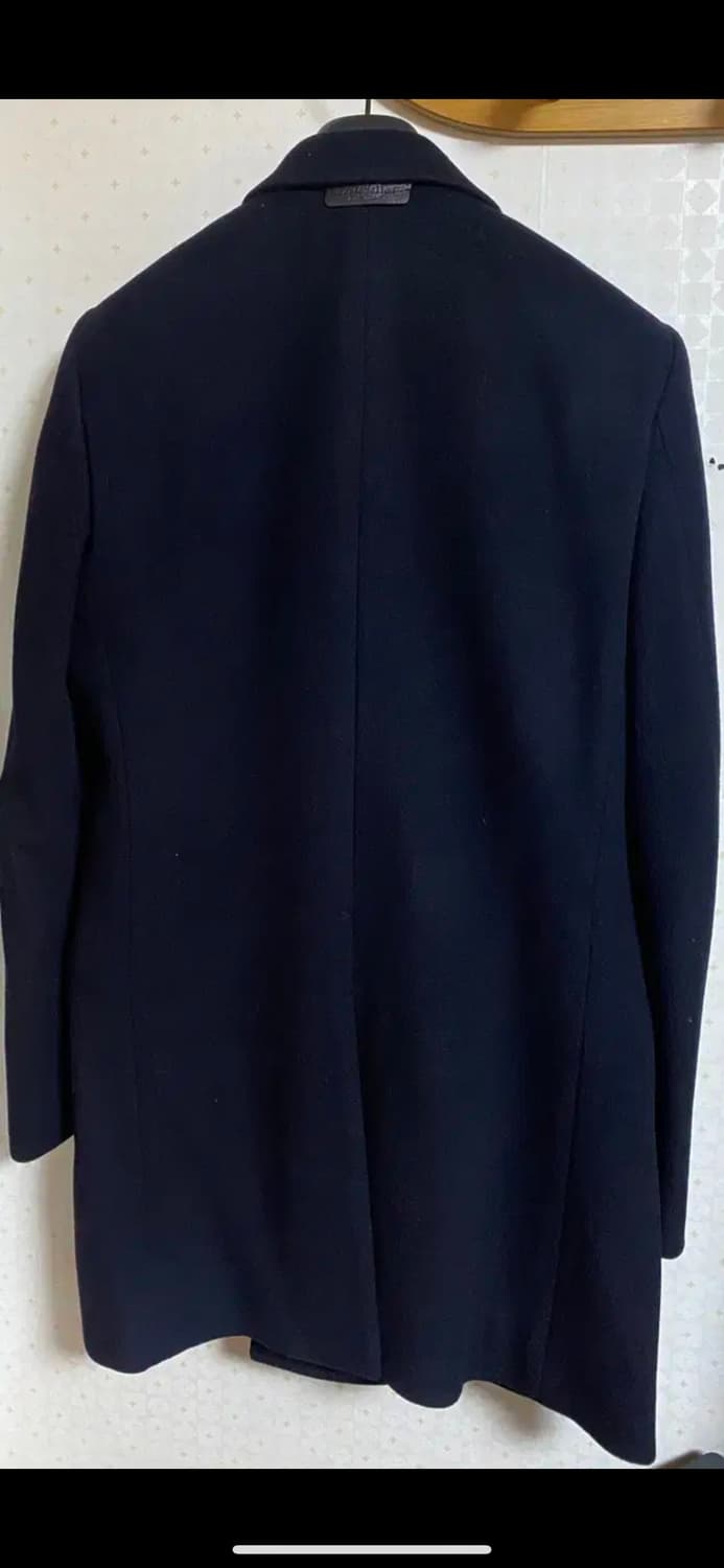 커스텀멜로우 네이비 더블코트 상품이미지2