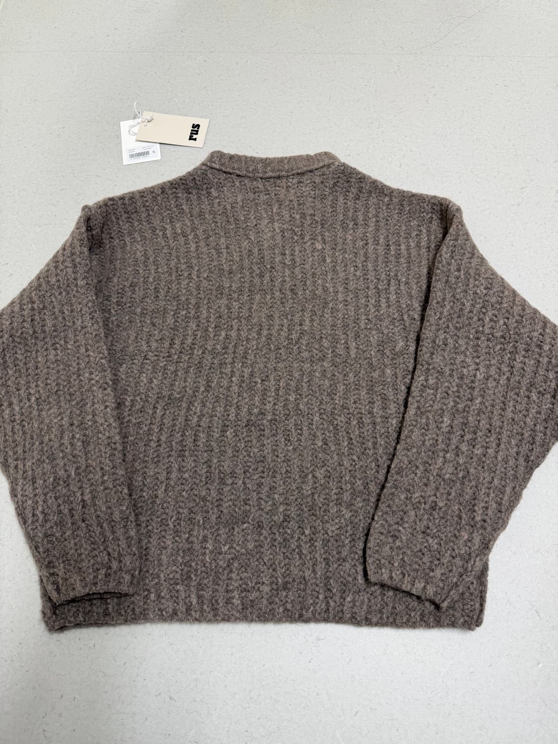 rus Nemoto sweater taupe grey 상품이미지10
