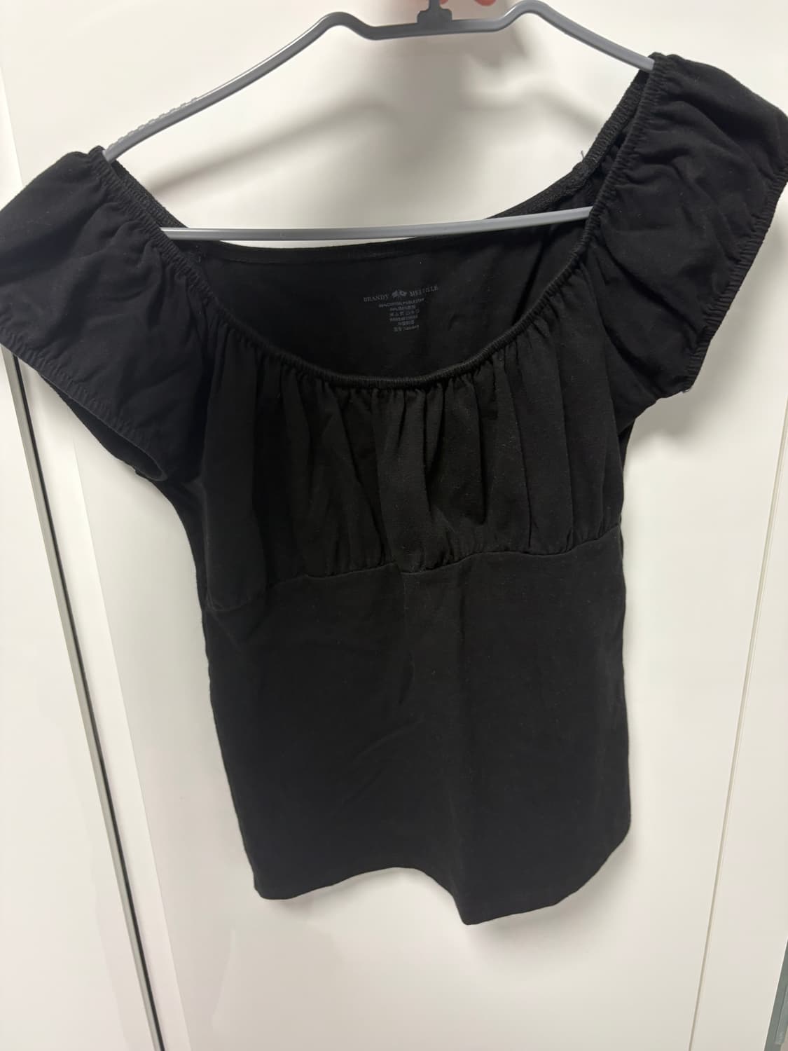 브랜디멜빌 블랙셔링탑 (1회착용) 상품이미지1