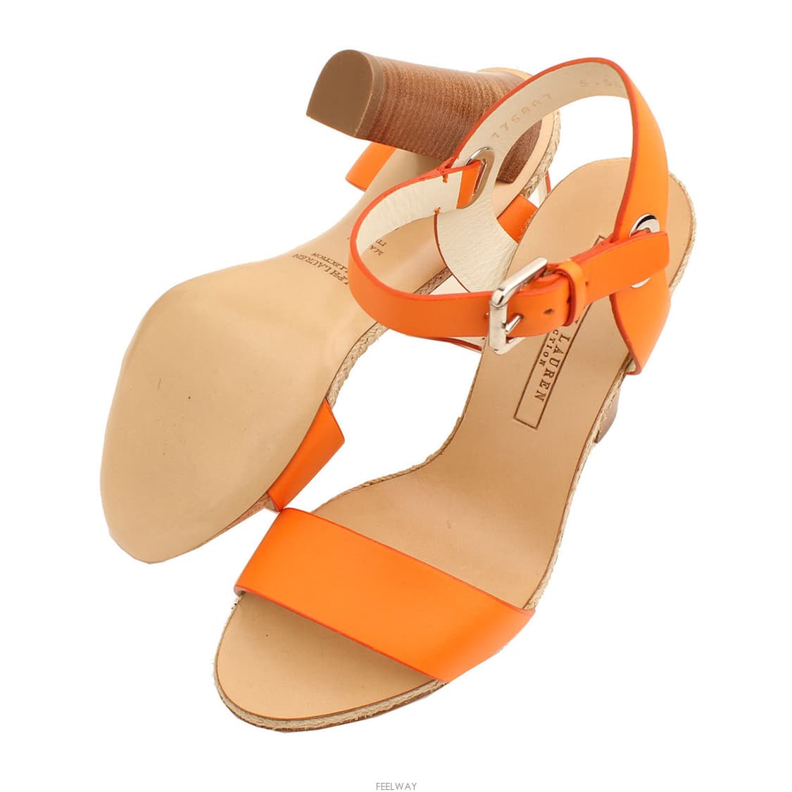 랄프로렌 오렌지 스트랩 샌들 225 상품이미지4