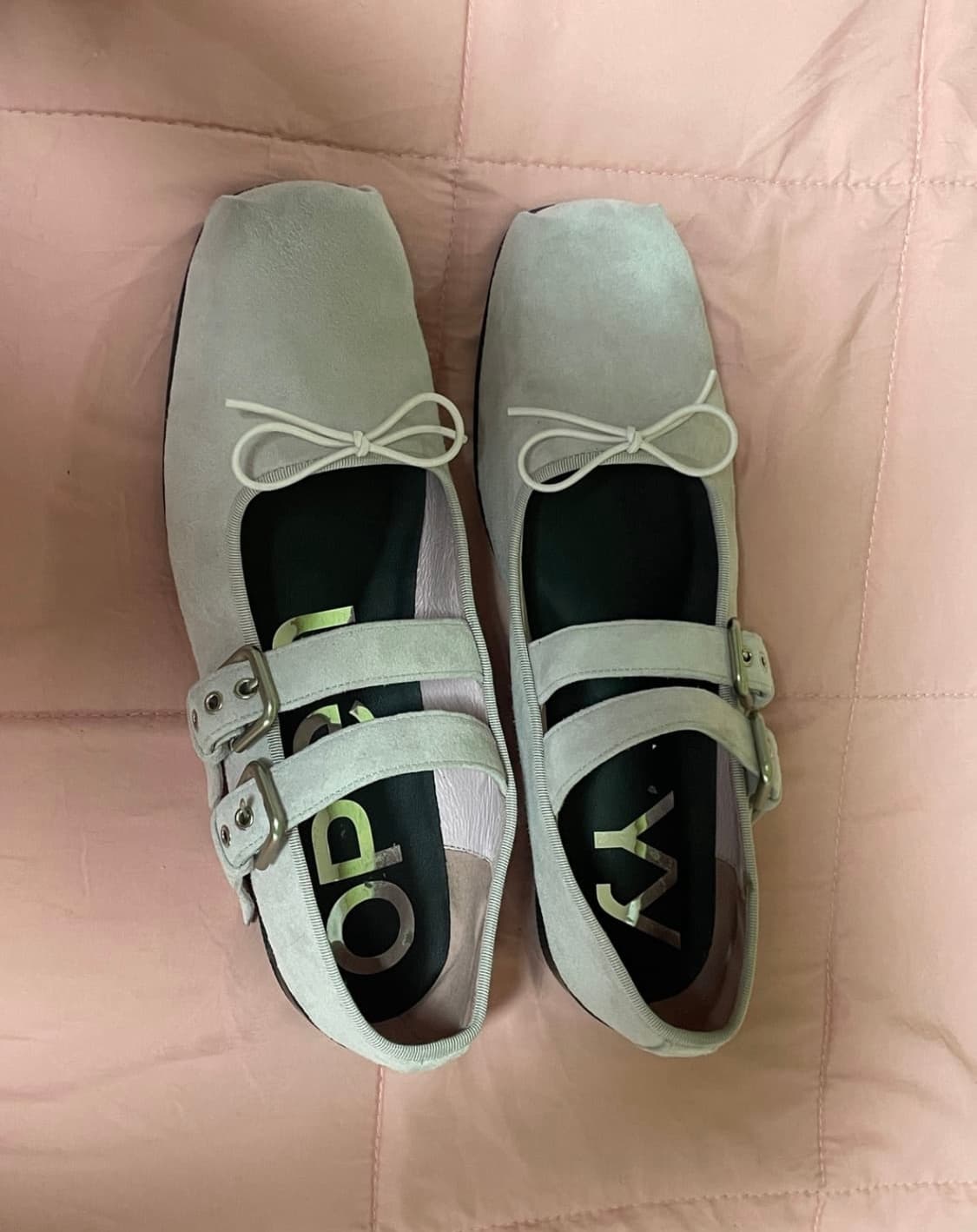 OPEN YY 오픈와이와이 리본 버클 플랫슈즈 250 상품이미지3