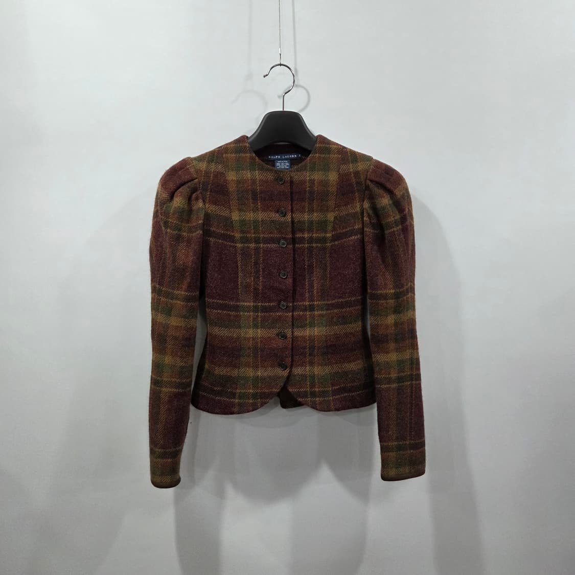 폴로랄프로렌 우먼 체크 울 자켓 2 상품이미지1