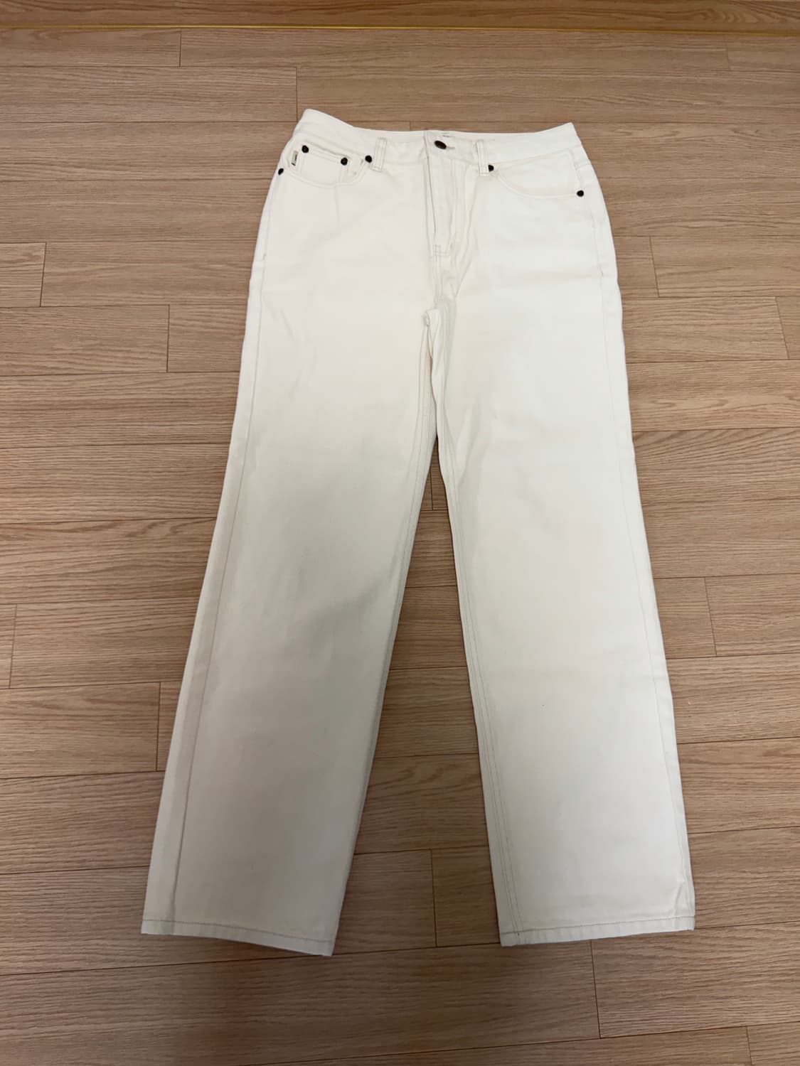 글로니(glowny) JANE JEANS 제인진 화이트 M 상품이미지3