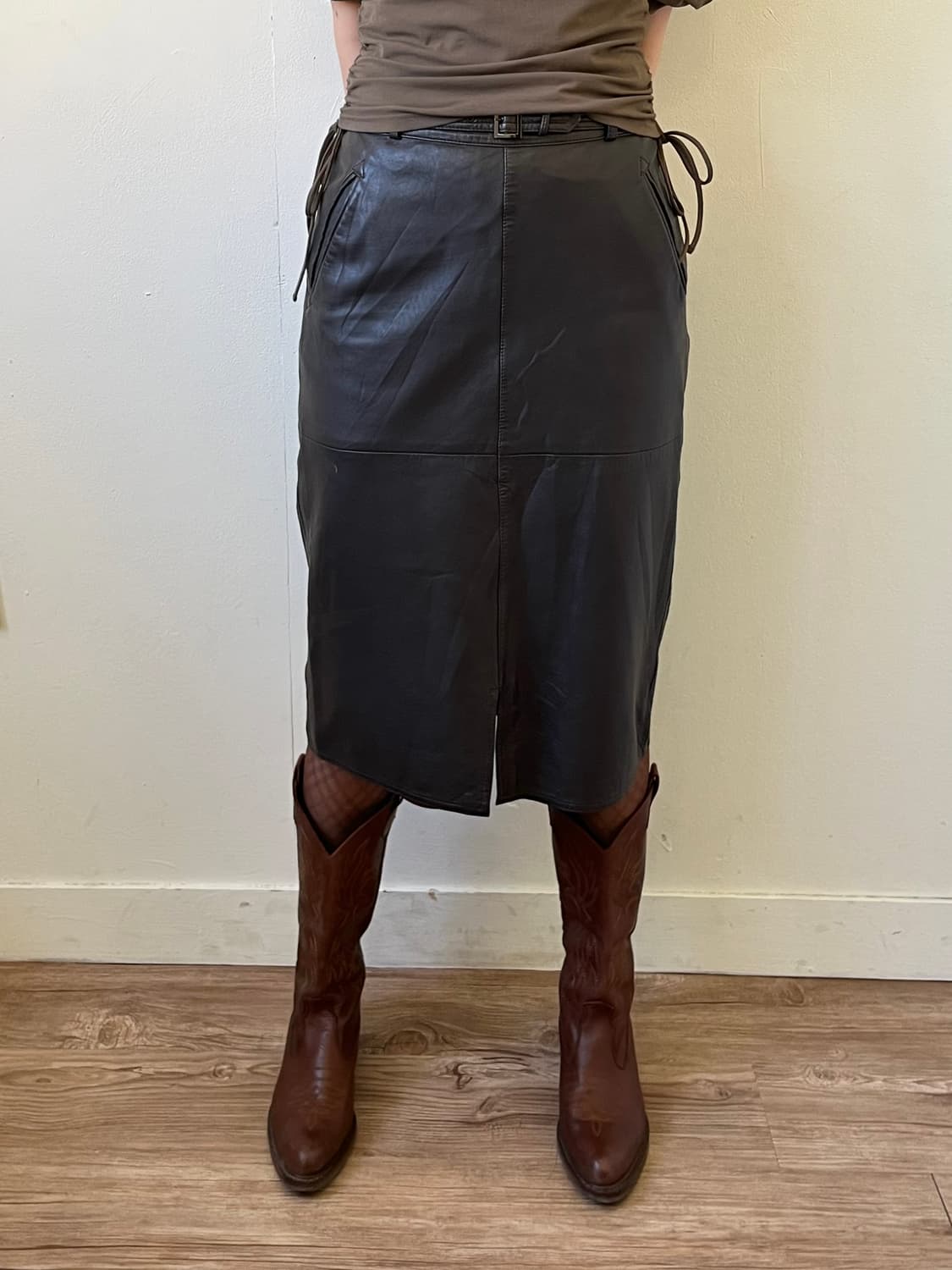 70’s Gucci 레더 스커트 상품이미지5