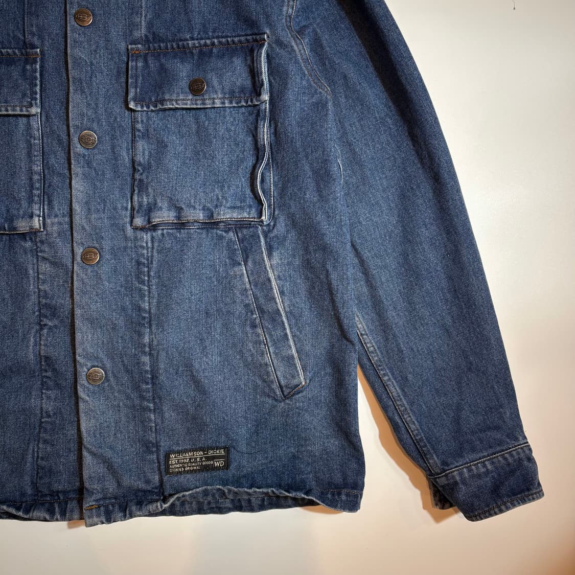 디키즈 데님 워크 자켓 블루 상품이미지4