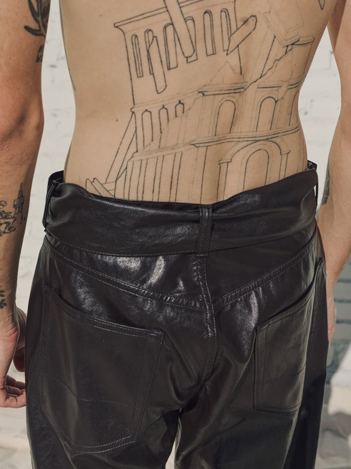 OUR LEGACY / FAKE LEATHER CRUNCH BELT 상품이미지5