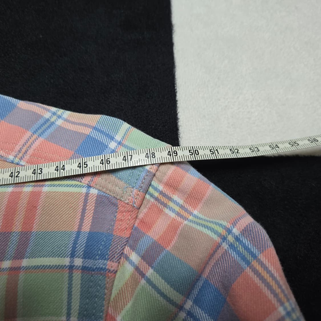 L 폴로랄프로렌 플란넬 체크 워크셔츠 핑크 상품이미지8