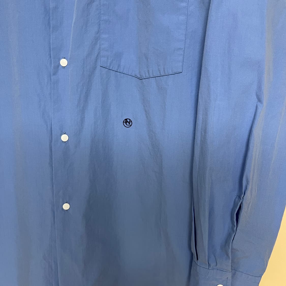 [M] 나나미카 윈드셔츠 삭스 블루 nanamica 상품이미지3