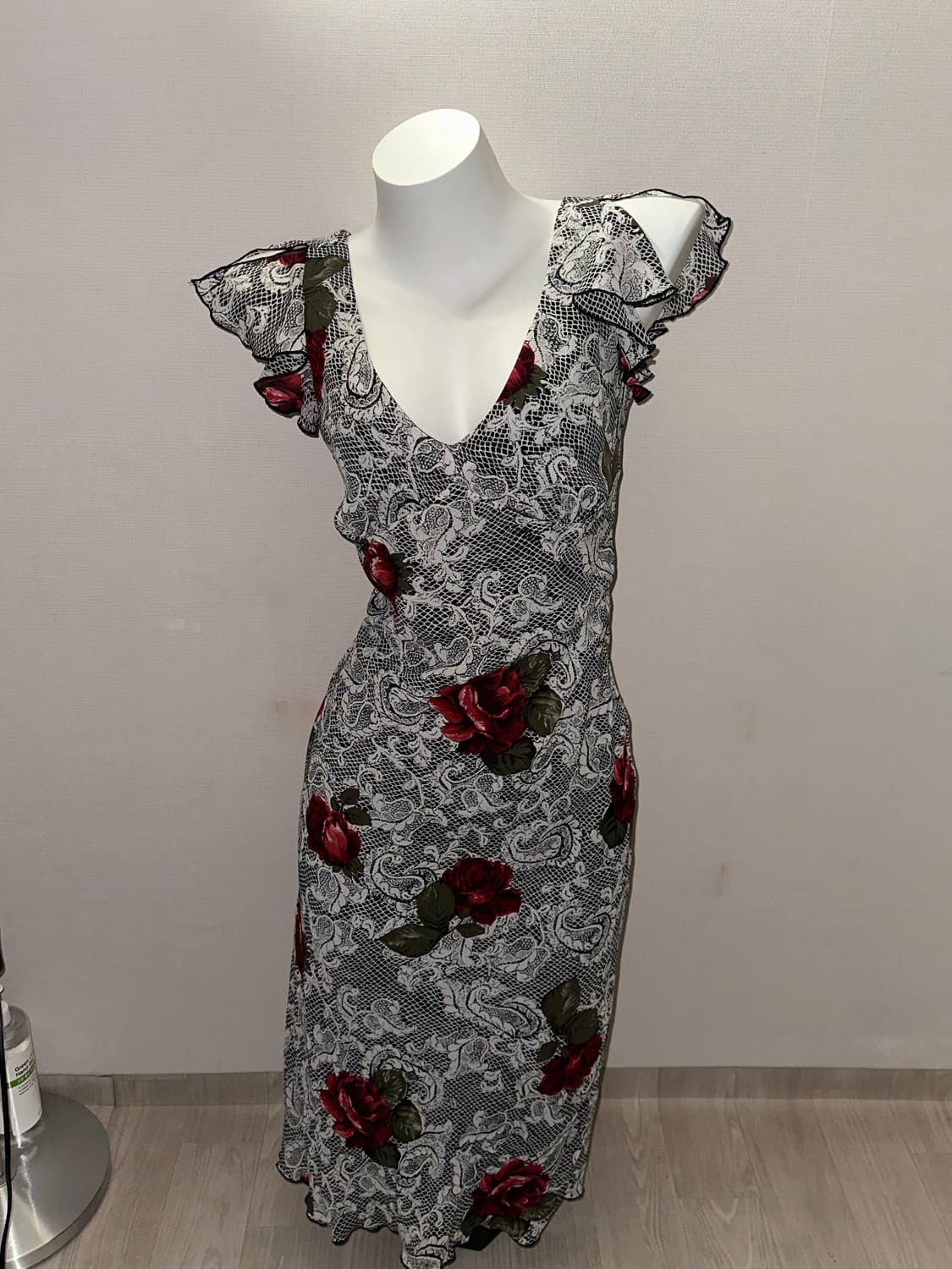 빈티지 고스 로즈 롱 원피스  상품이미지8