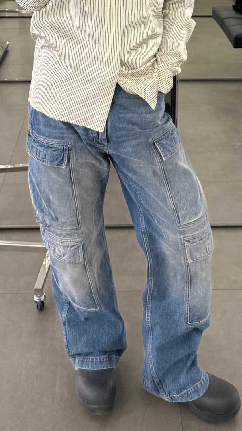 릭오웬스 다크쉐도우 더블 카고 데님 상품이미지2