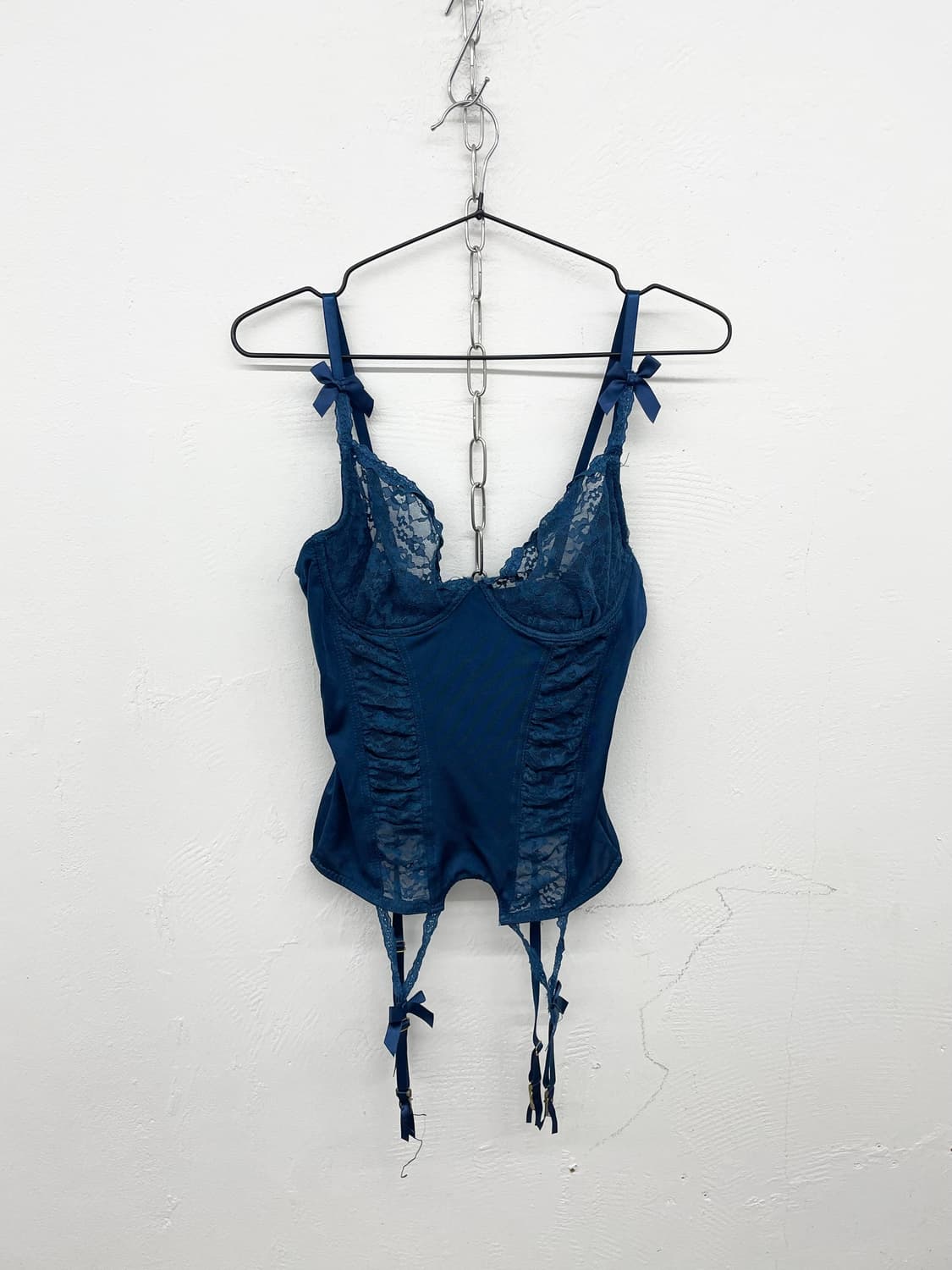 페어리 레이스 셔링 가터 코르셋 상품이미지4