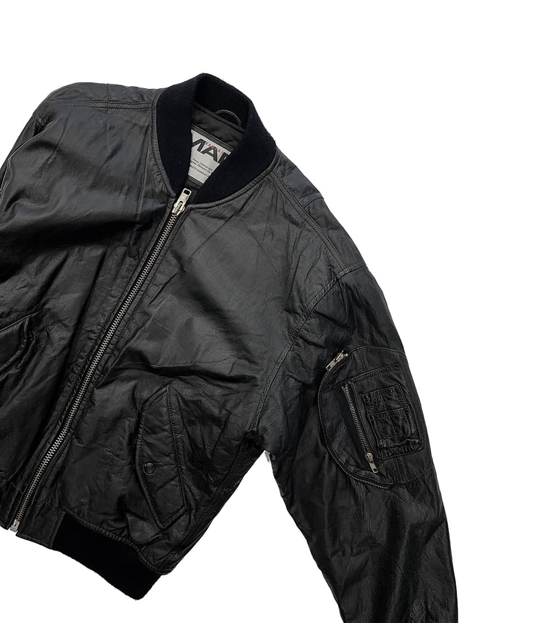 칸사이 야마모토 90s 레더 ma-1 상품이미지3