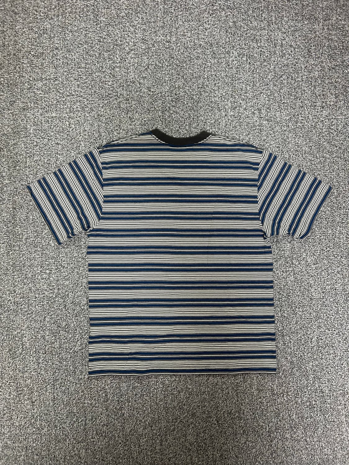 디스이즈네버댓 디네댓 스트라이프 반팔티 블루 Ssize 상품이미지2
