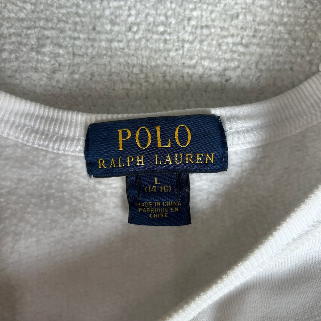 폴로 랄프 로렌 맨투맨 L(14-16) 상품이미지2