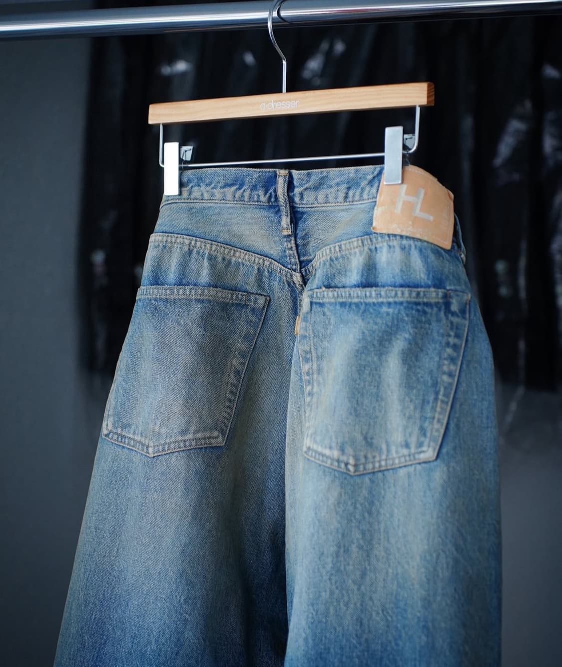 [2사이즈] 헤릴 어드레서 별주 와이드 더티워싱 데님 새상품 상품이미지2