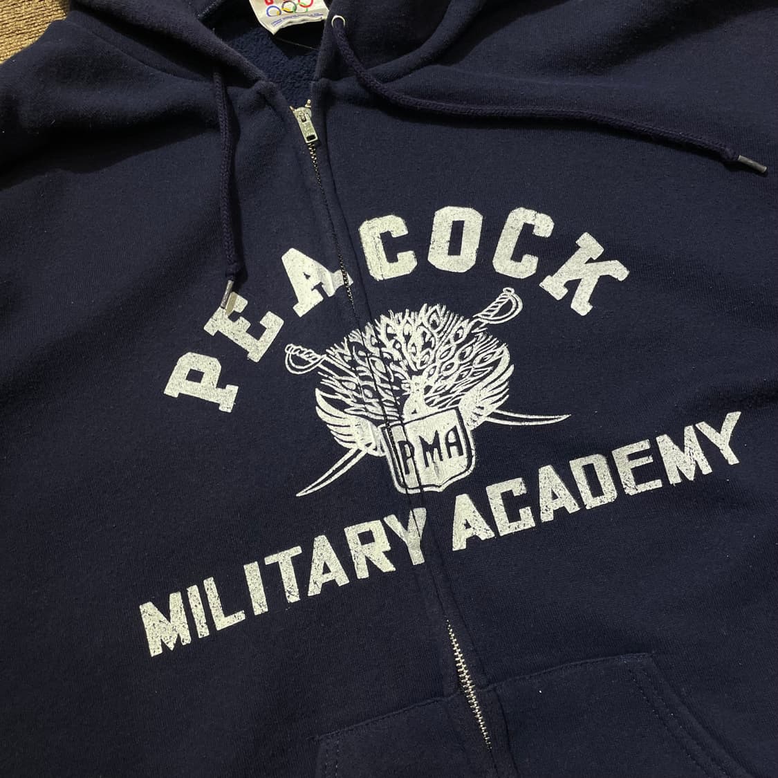 (XL) 90s USA 아메리칸 빈티지 밀리터리 프린팅 후드집업 상품이미지5