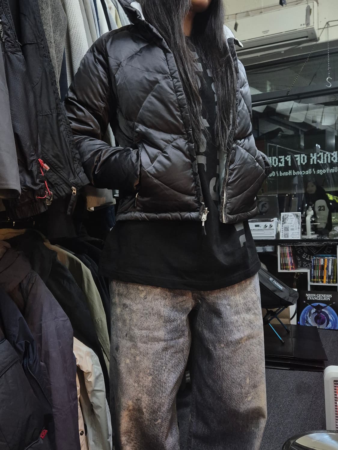 노스페이스 벨벳 550필파워 XS사이즈 패딩 상품이미지2