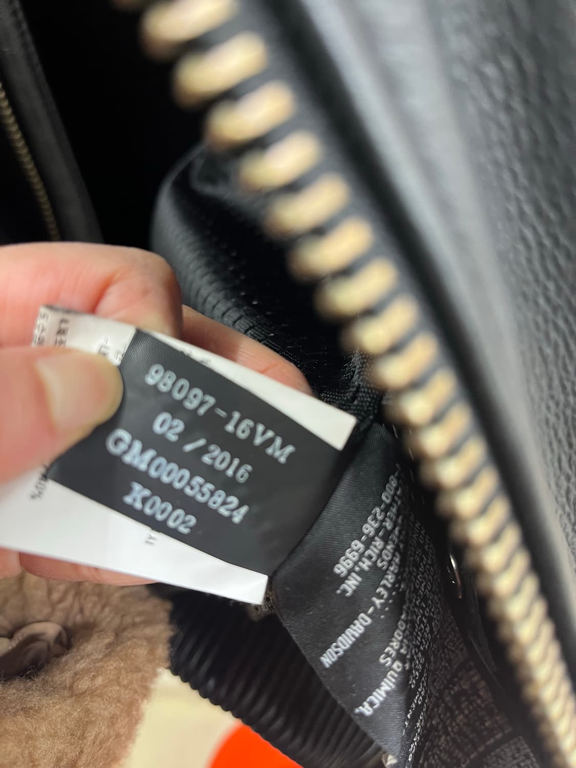 할리데이비슨 소가죽 라이더 자켓 상품이미지10