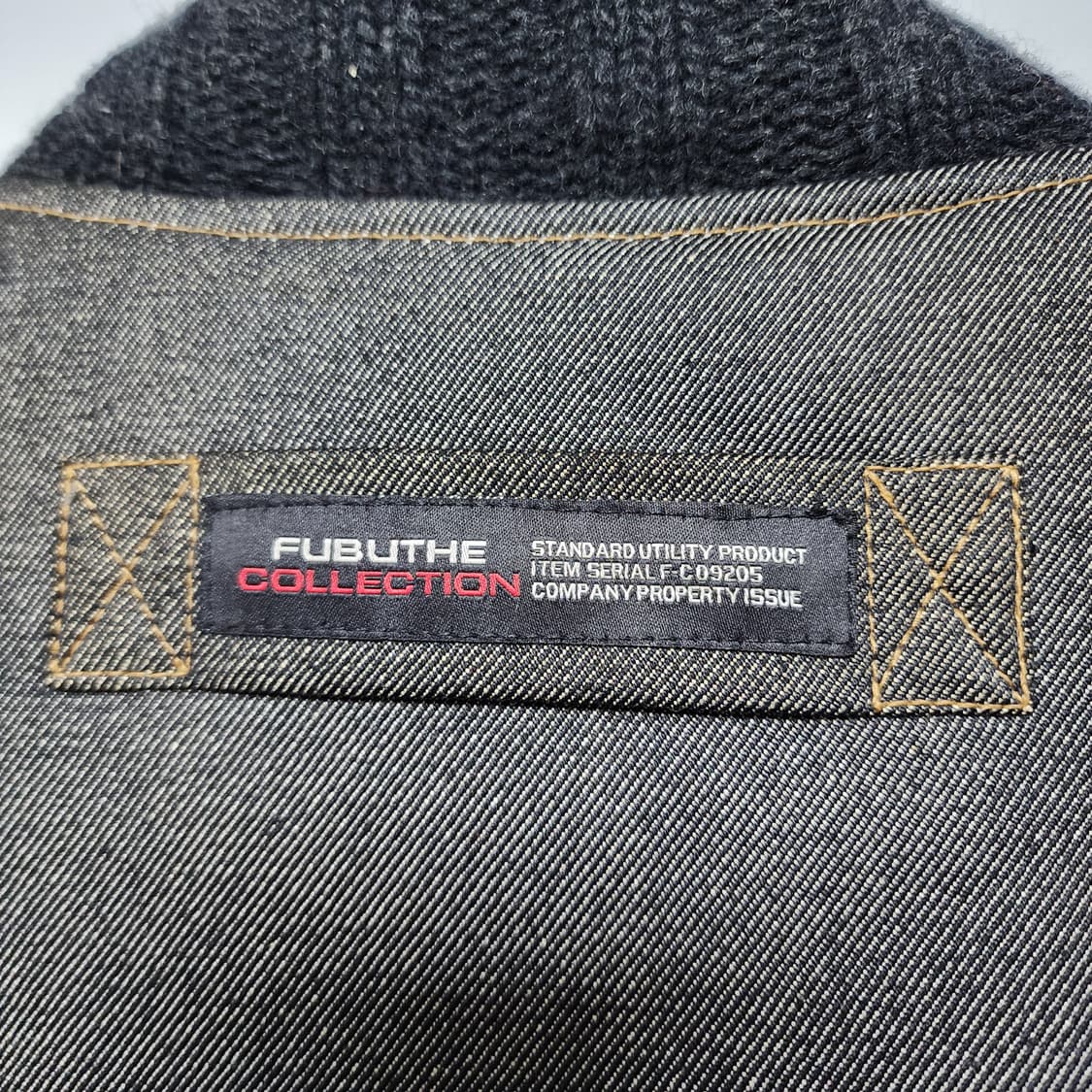 FUBU 울 생지 니트집업 자켓 상품이미지7