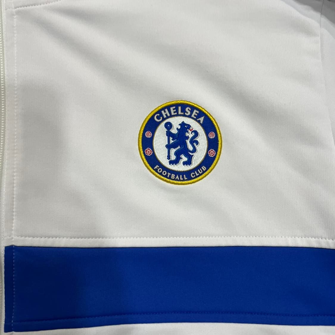 대장급 아디다스 첼시 FC 화이트 블루 트랙탑 져지  상품이미지5