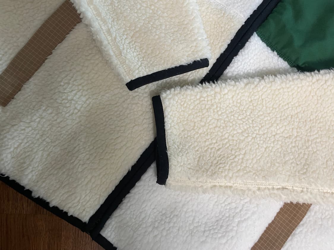 라코스테 라이브 뽀글이 점퍼 베이지 s사이즈 상품이미지2