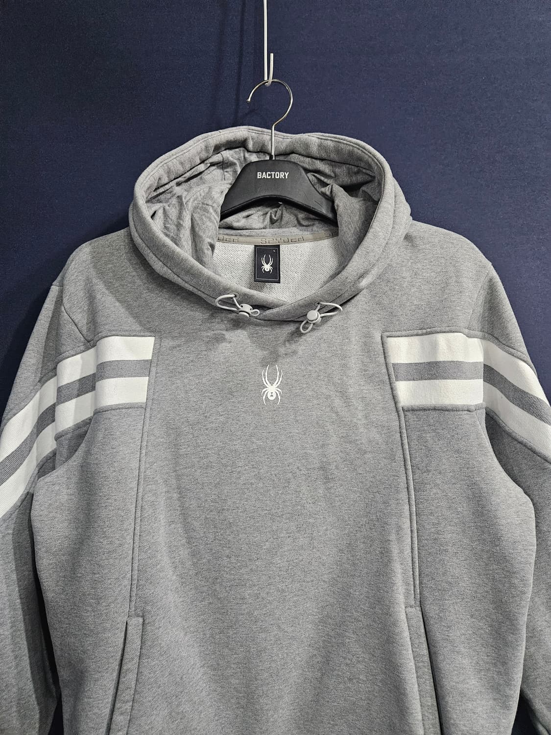 스파이더 그레이컬러 남성 100 포켓 후드티  상품이미지7