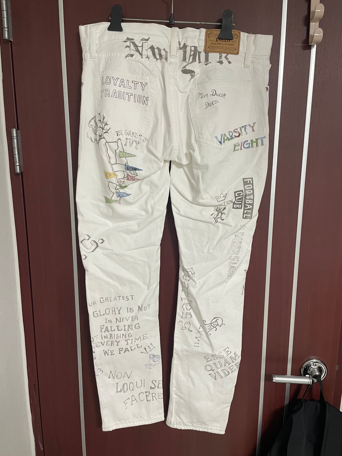 폴로 랄프로렌 더 설리반 슬림핏 화이트 진 30x32 상품이미지2