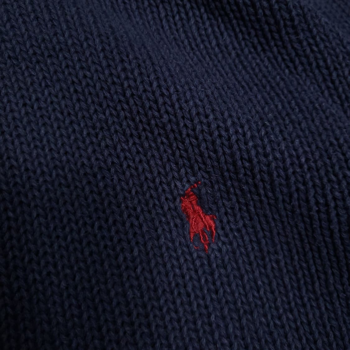 폴로 랄프로렌 코튼 니트 네이비L 상품이미지4