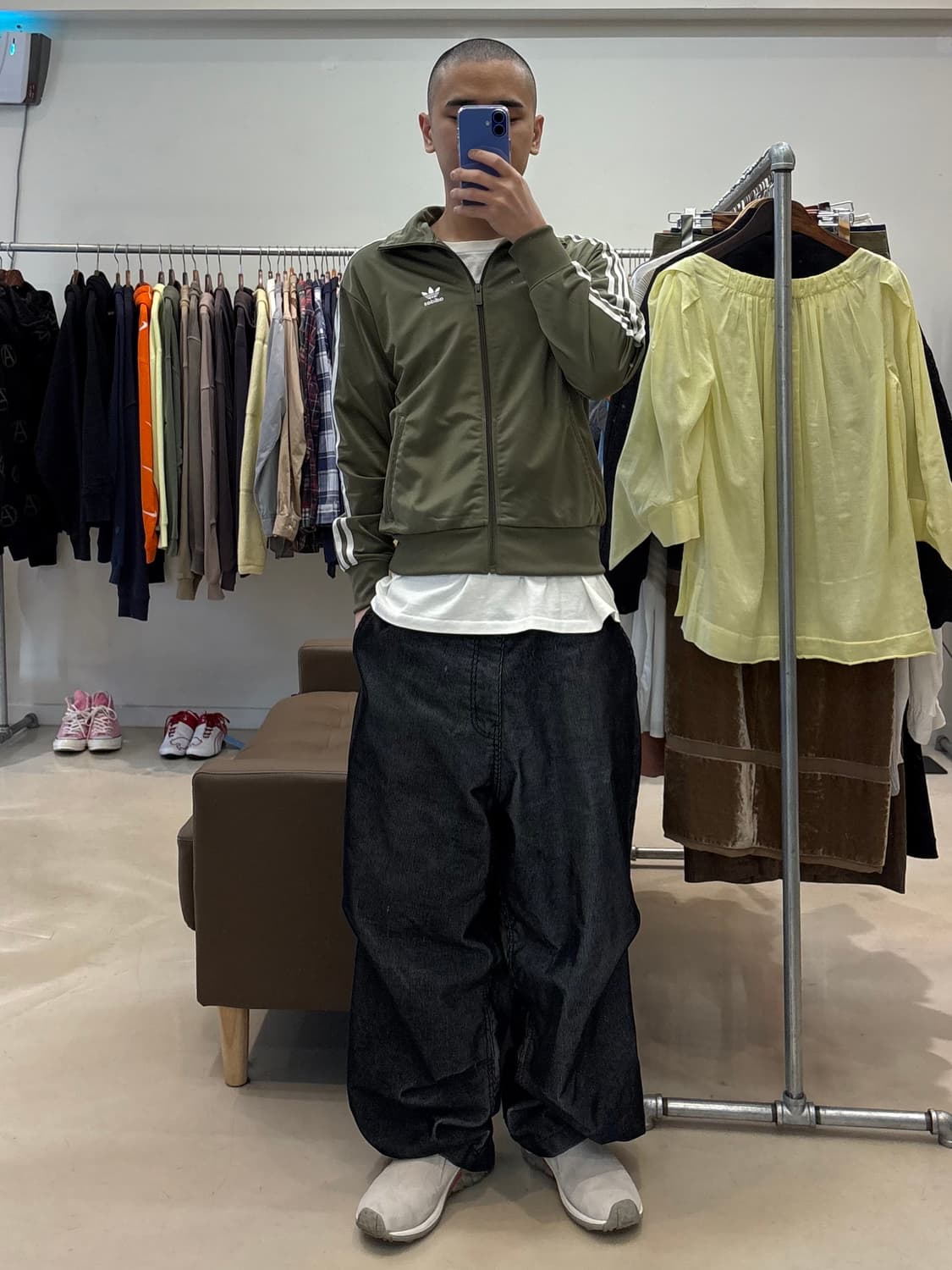 아디다스 아디컬러 클래식 파이어버드 트랙탑 올리브 상품이미지8