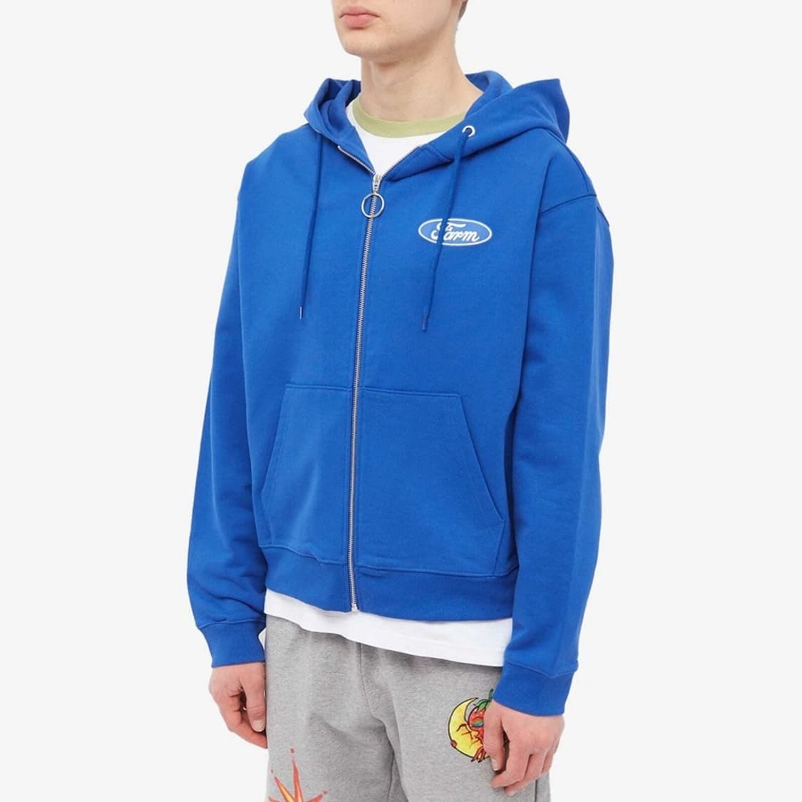 [S] skyhighfarm 스카이하이팜 후드집업 블루  상품이미지5