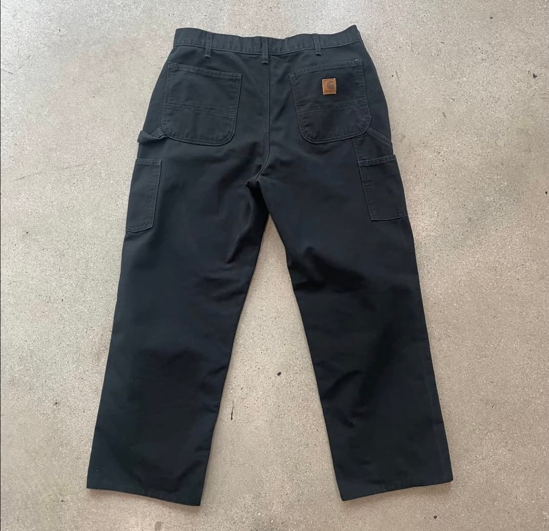 빈티지 칼하트 카펜터 블랙 36 상품이미지3