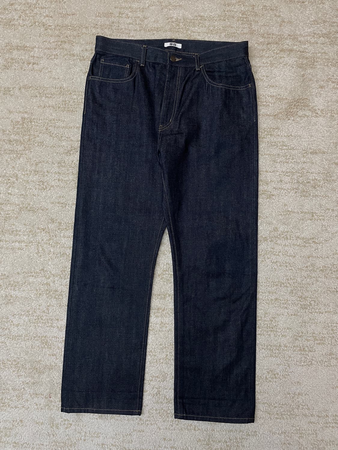 [33] 유니클로 x 르메르 콜라보 셀비지 레귤러 진 청바지  상품이미지1