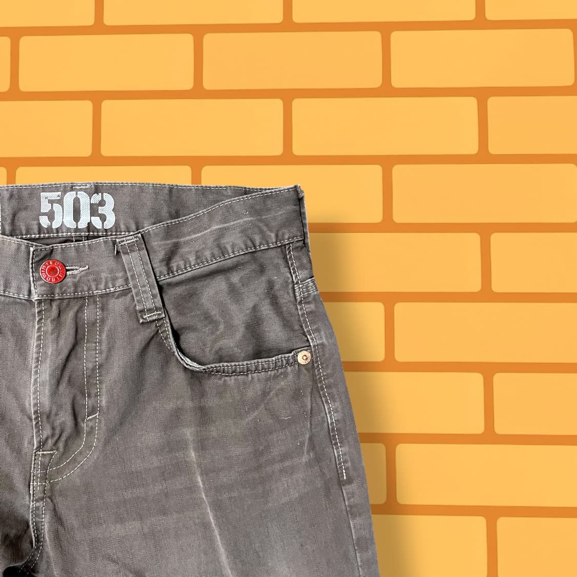 에드윈 503 브라운 코튼 팬츠 (32) 상품이미지6