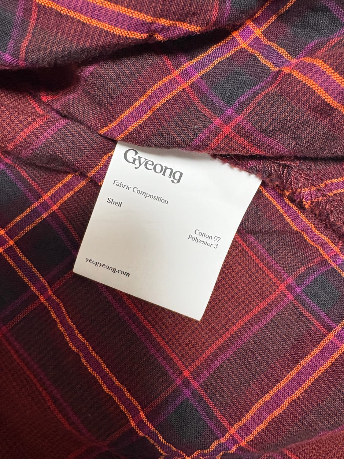 경 레드 체크 드레스 블라우스 상품이미지9