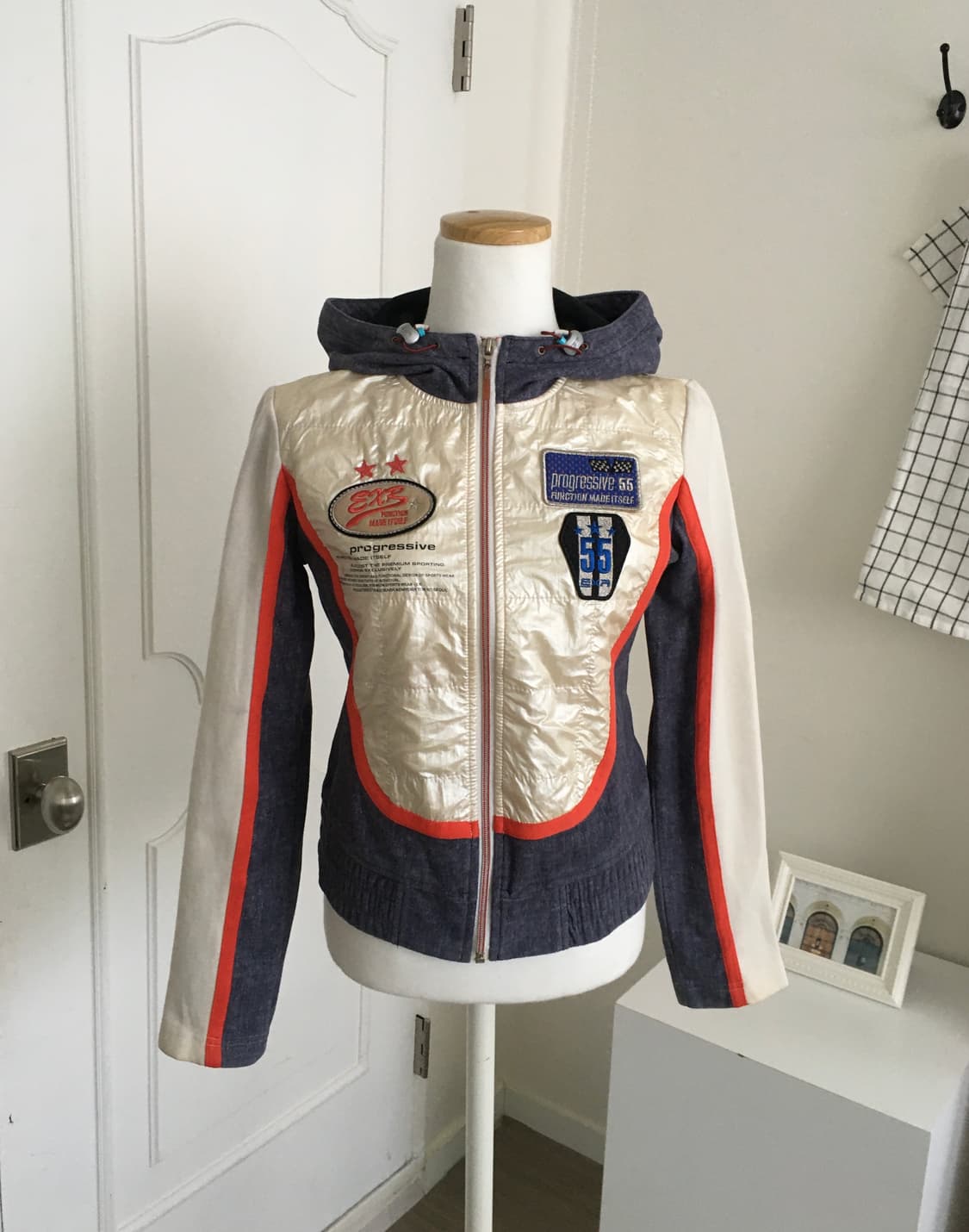 EXR y2k 레이싱 후드자켓 상품이미지1