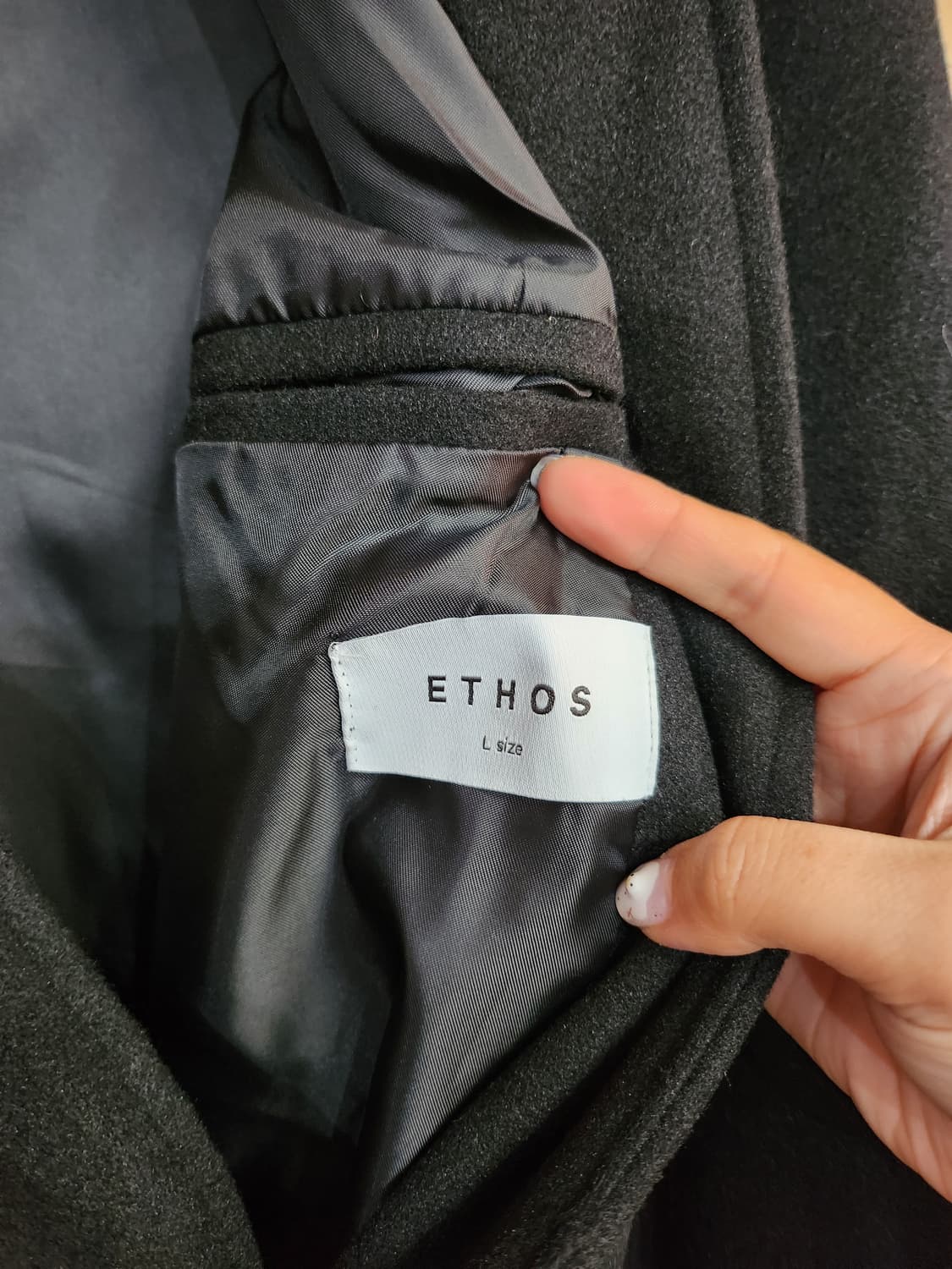 780) 에토스 ETHOS 남성 롱코트 상품이미지6