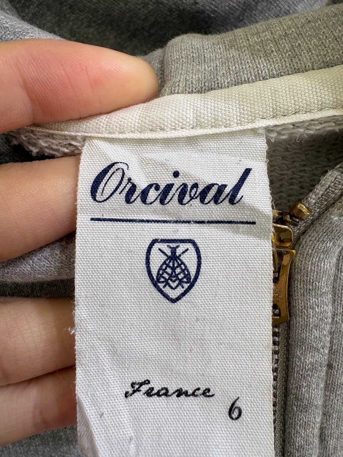 ORCIVAL (Made in Japan) 후드집업 상품이미지6